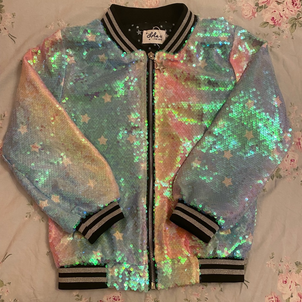 Lola and the boys sequin jacket